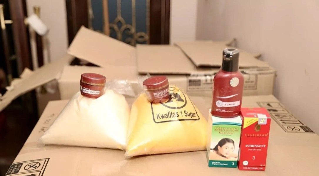 Polri Bongkar Kasus Kosmetik Ilegal Mengandung Merkuri