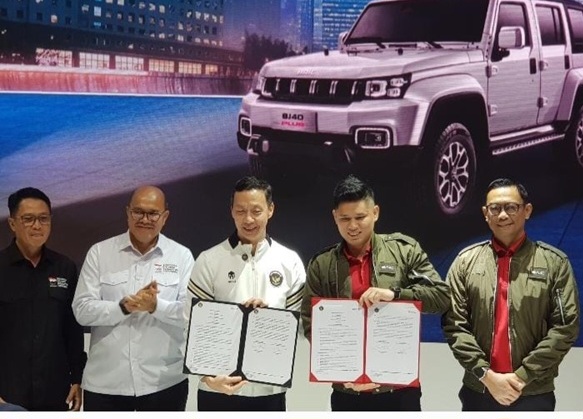 BAIC Dukung Tim Indonesia di Panggung Dunia