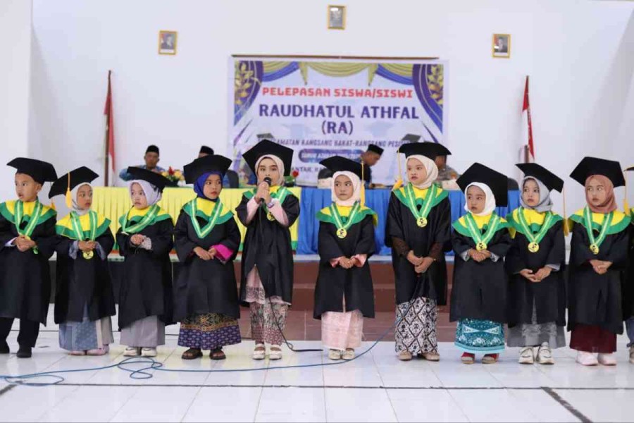 Ratusan Siswa RA di Meranti Sukses Selesaikan Pendidikan Usia Dini