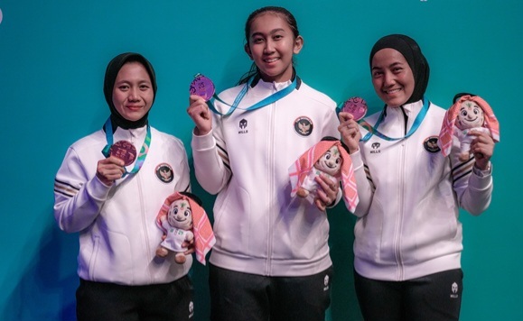 Timnas Anggar Putri Indonesia Tutup ISG 2025 Dengan Raih Dua Medali Perunggu