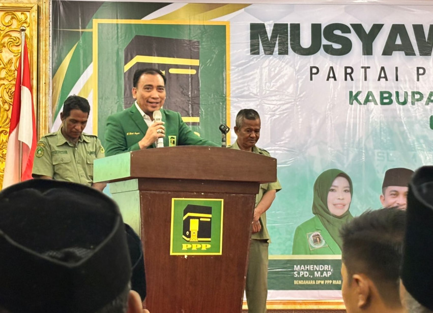 Buka Muscab ke-V PPP Meranti, Ikbal Sayuti: Ketua DPC Dievaluasi Setiap 6 Bulan