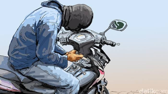 Curi Motor Jemaah, Marbot Masjid di Sukajadi Dibekuk Polisi