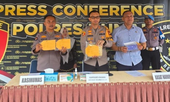 Ungkap Jaringan Narkoba Internasional, Polres Dumai Tangkap 2 Kurir-1 Kg Sabu