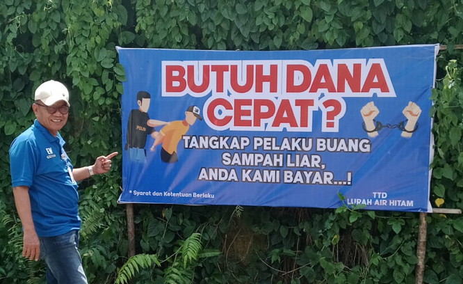 Lima Pembuang Sampah Ilegal di Dua Jaln Ditangkap, Warga Diberi Apresiasi