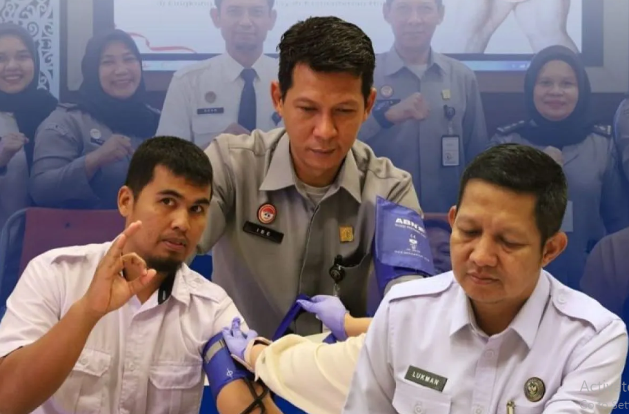 Kanwil Kemenkum Riau Gelar Donor Darah dalam Rangka Hari Pengayoman ke-80