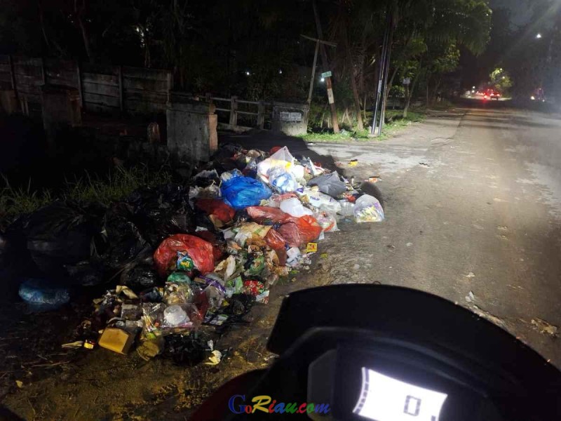 TPS Liar Bermunculan di Jalan Soekarno-Hatta Pekanbaru, DLHK akan Tingkatkan Pengawasan