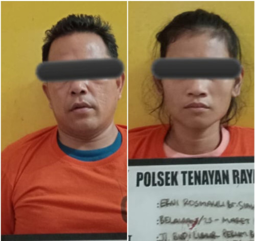 Kecanduan Narkoba, Pasutri di Pekanbaru Gelapkan HP Milik Orang Lain