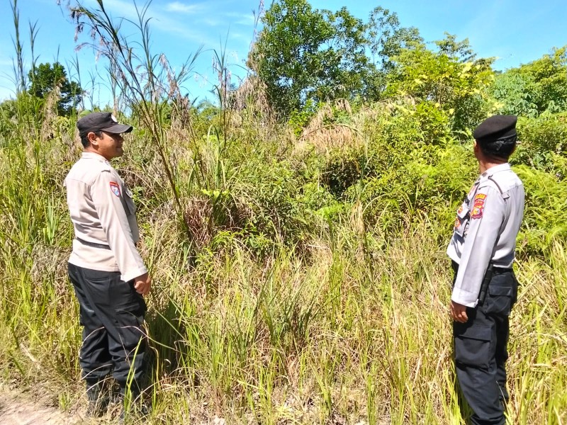 Polsek Tanah Putih Gelar Patroli Antisipasi Karhutla