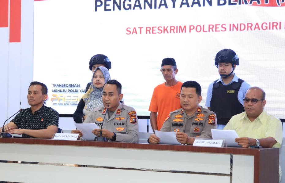 Dendam Lama, Mantan Kades di Inhil Ini Bacok Mantan Sekdes