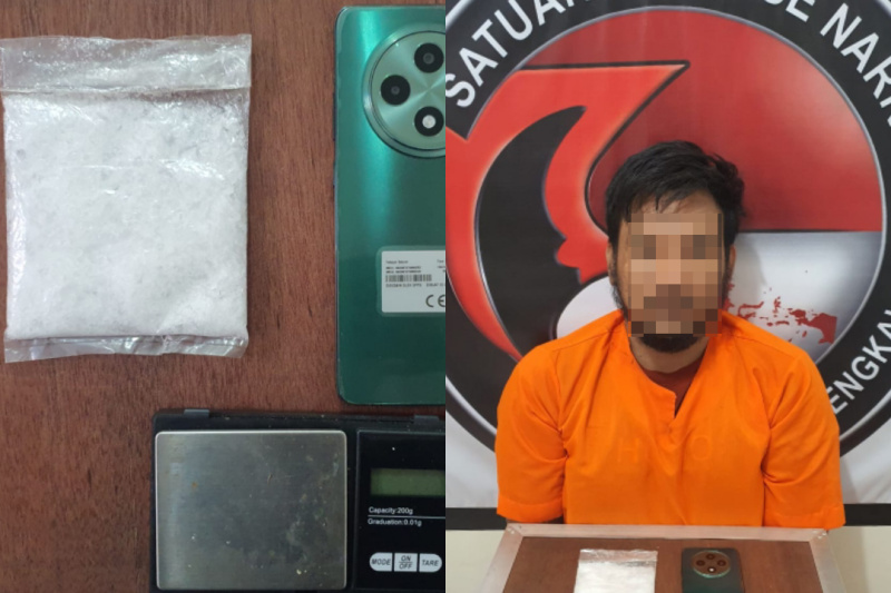 Bandar Sabu di Pinggir Bengkalis Diringkus Polisi