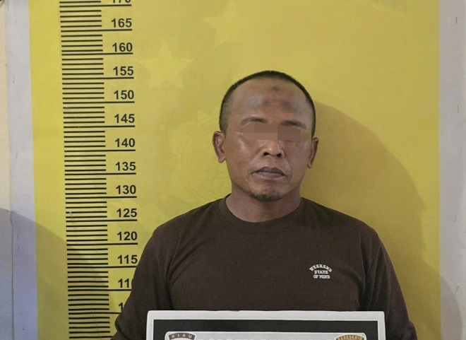 Polres Inhu Amankan Pria Pencabul Bocah Empat Tahun