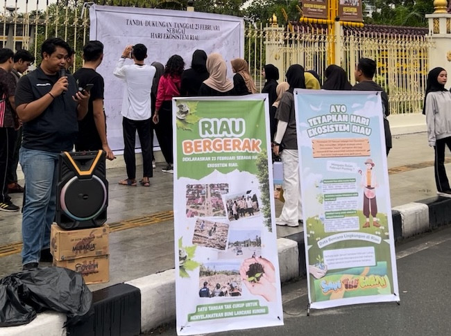 Aktivis Kampanyekan Penjagaan Lingkungan, Dorong Penetapan Hari Ekosistem Riau