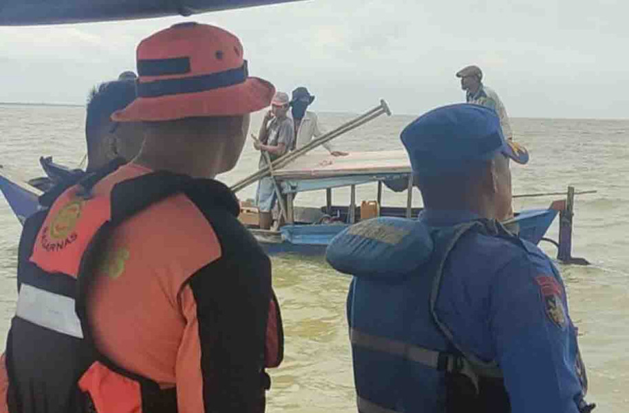 Tim SAR Gabungan Bantu Pencarian Nelayan Anak Setatah yang Hilang Saat Menjaring Ikan
