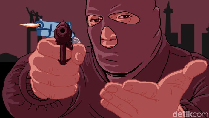 Maling Motor Bawa Airsoft Gun Dipergoki Warga di Jakut, Pelaku Diamankan