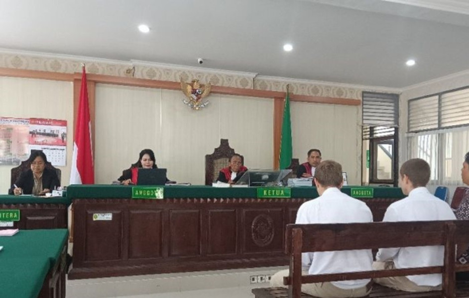 Duo WNA Ukraina Terlibat Pabrik Narkoba di Kuta Utara Bali Dituntut Seumur Hidup