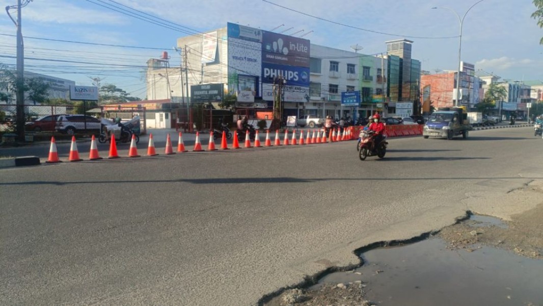 Tekan Angka Kecelakaan, Dishub Pekanbaru Tutup U-Turn di Sejumlah Titik