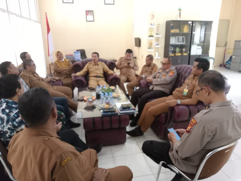 Demi Menciptakan Sinergitas Antar Instansi, Kapolsek Kandis Sambangi Kantor Camat