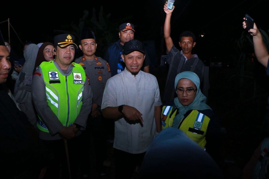 Tinjau Lokasi Banjir di Rumbai, Wako Pekanbaru Temukan Kabel PLN Dicuri OTK