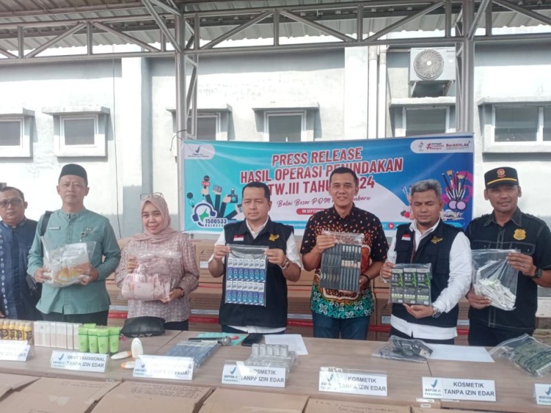 Kosmetik Ilegal Dijual Sejak Februari ke Wilayah Riau Hingga ke Indonesia