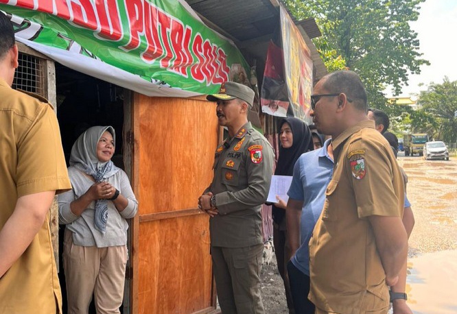 Satpol PP Pekanbaru Siap Tertibkan 40 Rumah Liar di Jalan Bima