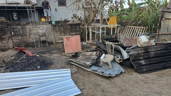 Pria di Badung Bakar Rumah Teman gegara Dicueki Saat Minum Arak