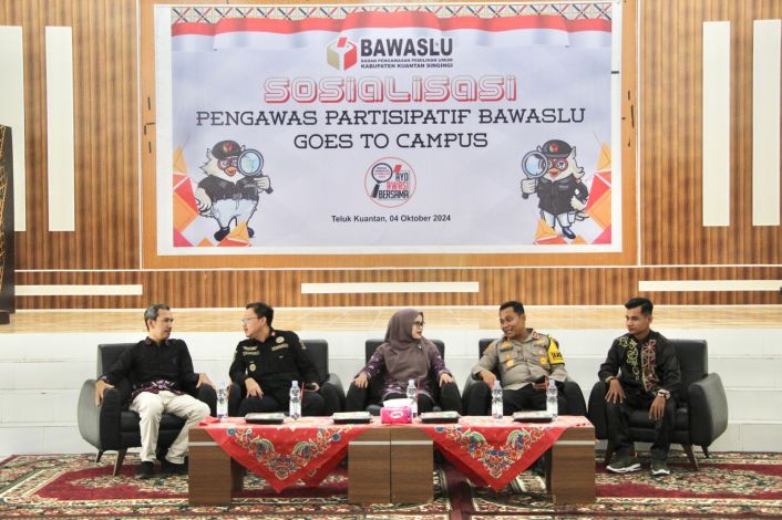 Bawaslu Kuansing Goes To Campus, Ajak Mahasiswa Berperan Aktif Awasi Pilkada