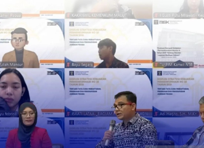 Kanwil Kemenkum Riau Bahas Strategi Evaluasi Jaminan Fidusia dan Peningkatan PNBP