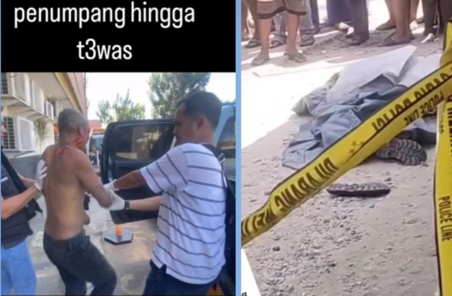 Tragis, Pria asal Dumai Tewas Dipukul Diduga ODGJ dengan Balok Kayu di Pekanbaru