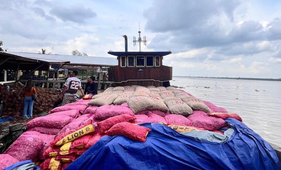 Kodam Tuanku Tambusai Gagalkan Penyelundupan 48,39 Ton Pangan Ilegal di Inhil