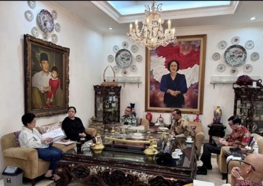 Sufmi Dasco Dan Mensesneg Temui Megawati, Bahas Masukan Untuk Negara