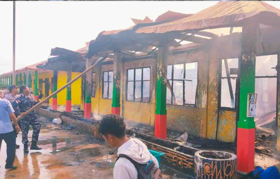 SMAN I Palika Rohil Dilalap Api, Ruang Majelis Guru Hangus Terbakar