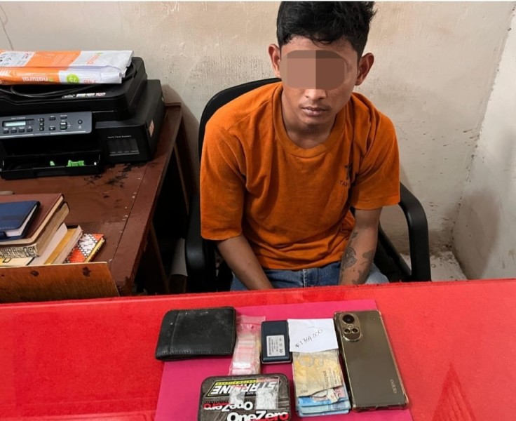 Terduga Pengedar Sabu di Air Balui, Kemuning, Inhil Diamankan Polisi
