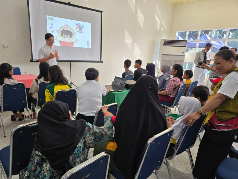 Yayasan Buddha Tzu Chi Indonesia Cabang Sinarmas Perawang Bakti Sosial Kesehatan Tzu Chi 2024  di Kecamatan Tualang