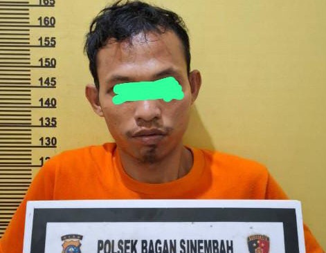 Aksinya Terekam CCTv, Maling 4 HP Ditangkap Polsek Bagan Sinembah, Rohil