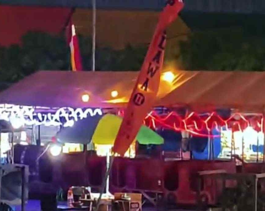 Berlindung Dibalik Taman Hiburan Pasar Malam, Wahana Berbau Judi Bebas Beroperasi di Komplek Danau Raja Rengat