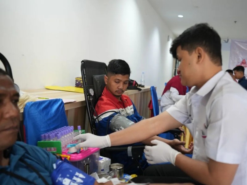 Donor Darah Pertamina Dumai dan Pakning Sumbangkan 600 Kantong ke PMI