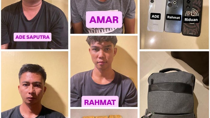 Bareskrim Gagalkan Penyelundupan Sabu 6,5 Kg dari Malaysia, 4 Pelaku Ditangkap