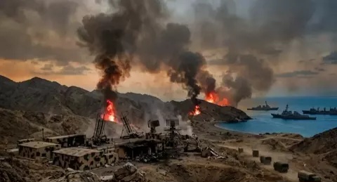 AS Gempur Situs Rudal Iran Dekat Selat Hormuz Pakai Bom 2,5 Ton