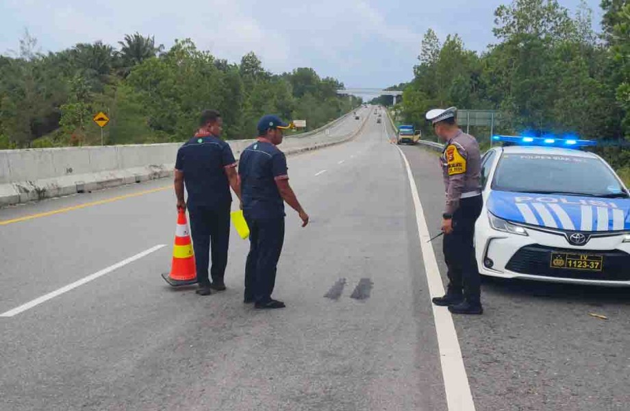 Kecelakaan Lalu Lintas di Tol Permai, Lima Orang Luka-luka