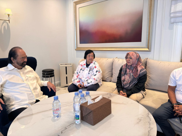 Bertemu Surya Paloh, Afni Diberi Nasehat dan Ucapan Selamat