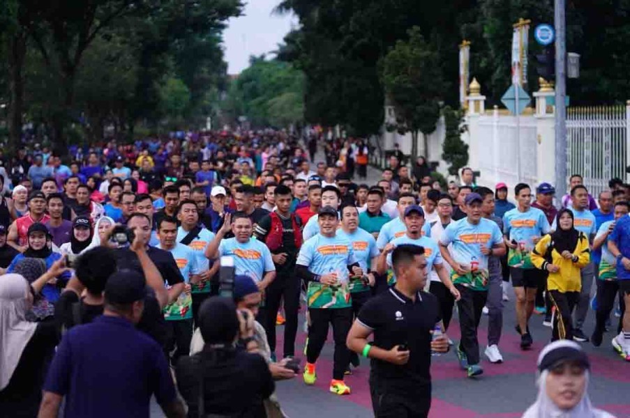 Karhutla Fun Run 5K di Pekanbaru, Gubernur Riau Tegaskan akan Beri Sanksi Berat Pembakar Lahan