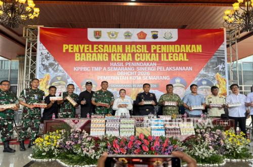 Bea Cukai dan Pemkot Semarang Musnahkan Barang Ilegal Senilai Miliaran Rupiah
