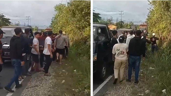 Pengendara Suka Lawan Arus Hingga Terjadi Perkelahian Antar Pengendara di Jalan Lintas Riau - Sumbar