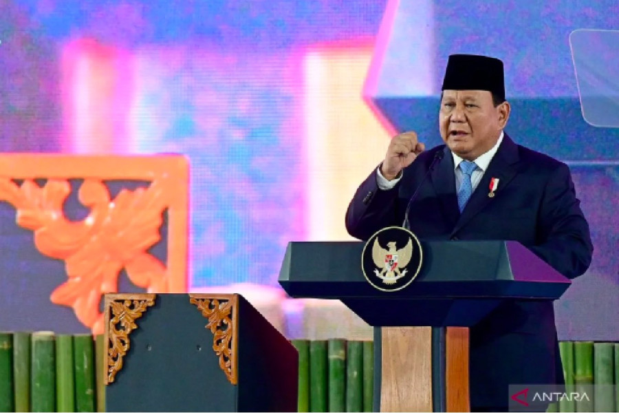 Prabowo Bersuara Lantang, Saya akan Lawan Korupsi dengan Keras