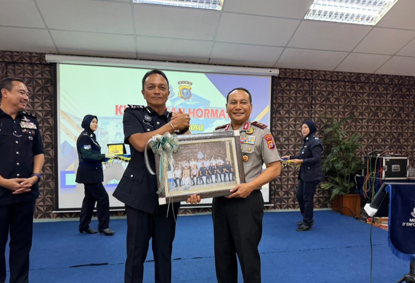 Kapolda Riau dan Polis Malaysia Perkuat Informasi Intelijen, Sikat Narkoba hingga Terorisme