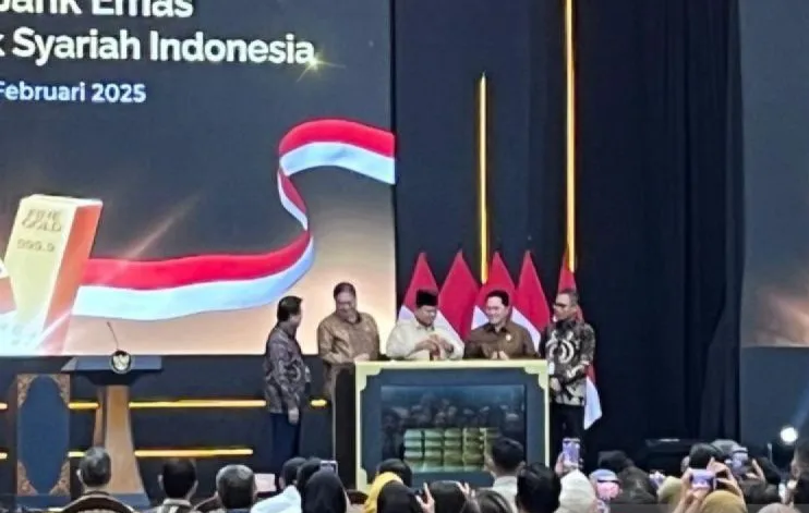Presiden Prabowo Bangga Indonesia Miliki Bank Emas Pertama Kali dalam Sejarah