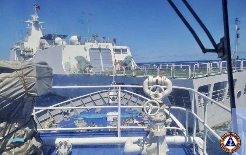 Laut Cina Selatan Memanas, Kapal China dan Filipina Berkejaran