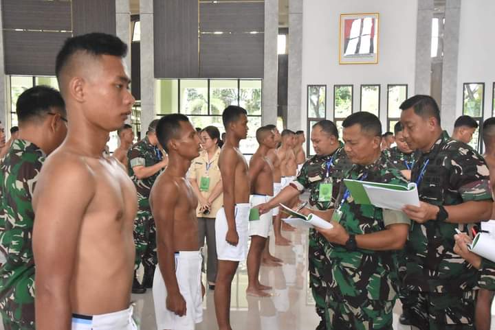 Korem Melaksanakan Sidang Parade Penerimaan Calon Bintara PK TNI AD Gelombang 2 TA 2024