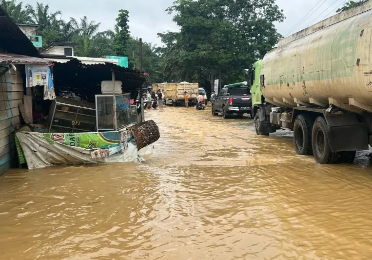 Ratusan Rumah di Tapung Hulu Terendam Banjir