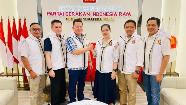 Eks Ketua DPW Sumut Rudi Gabung Gerindra Usai Mundur dari Perindo